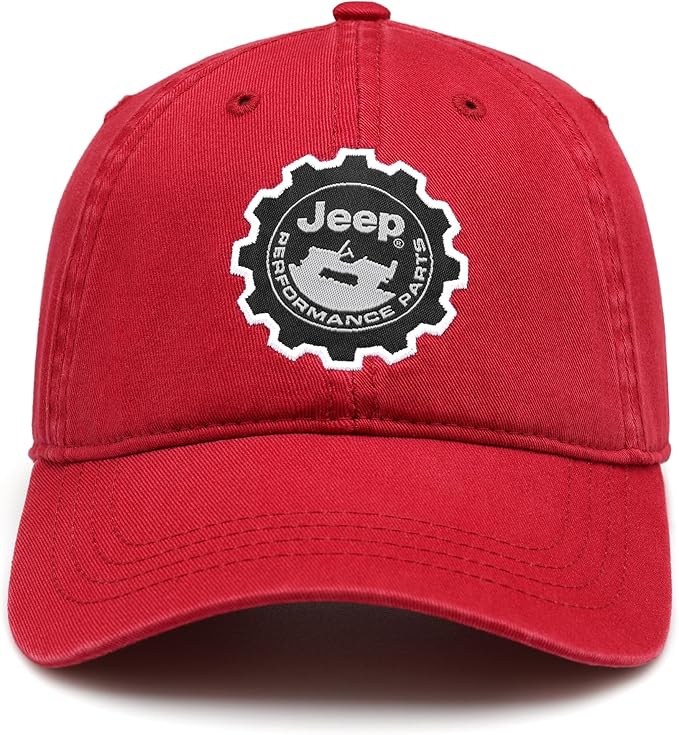 Jeep Performance Parts Baseball Cap | Woven Patch Hat | Adjustable | Officially Licensed
