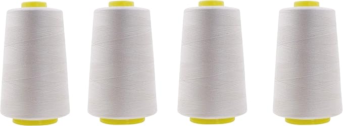 Mandala Crafts 4 Pack of Serger Threads Cones Spools by MandalaCrafts