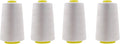 Mandala Crafts 4 Pack of Serger Threads Cones Spools by MandalaCrafts