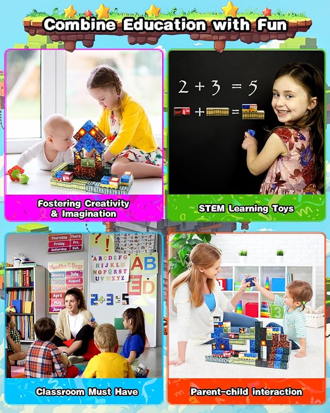 Aleath Magnetic Blocks Building Toys - Image 7