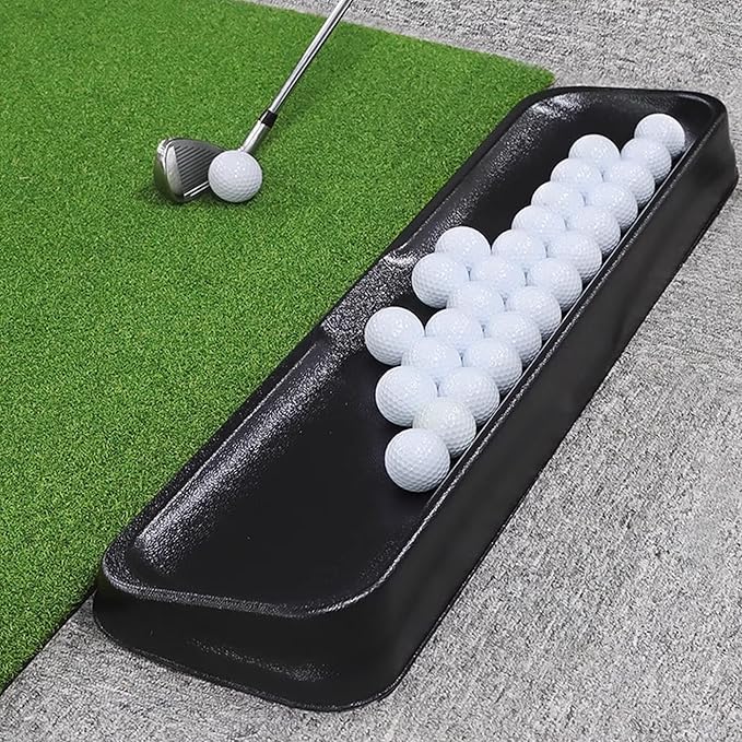 Commercial-Grade Golf Ball Tray, Holds 100 Balls, Features a Durable, high-Strength Plastic Base, and is Compatible with All Hitting mats.