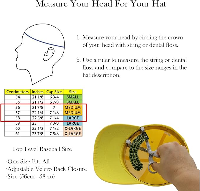 Top Level Baseball Cap Men Women - Classic Adjustable Plain Hat