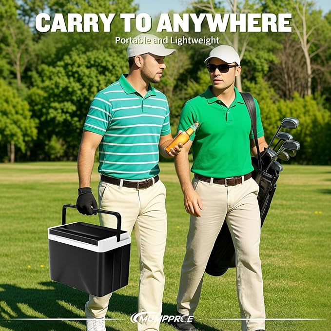 Golf Cart Cooler Fits Club Car Precedent Tempo Onward, Club Car Precedent Ice Chest with Mounting Bracket Kit, 48 Hours Cooling Cooler, Universal 6L Large Capacity Ice Chest OEM#102588101