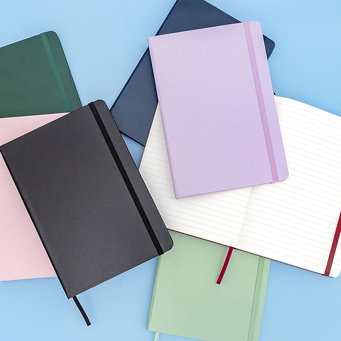 PAPERAGE Lined Journal Notebooks, 3 Pack, 160 Pages, Medium 5.6 inches x 8 - Image 7