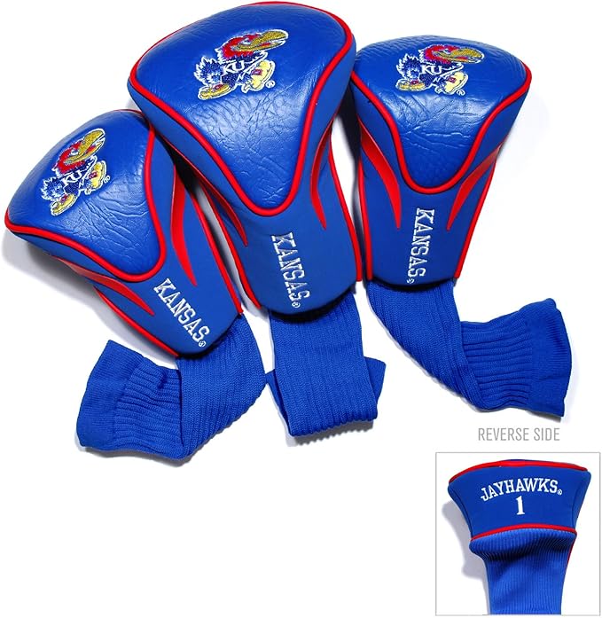 Team Golf NCAA Florida Gators Contour Golf Club Headcovers (3 Count) Numbered 1, 3, & X, Fits Oversized Drivers, Utility, Rescue & Fairway Clubs, Velour Lined for Extra Club Protection