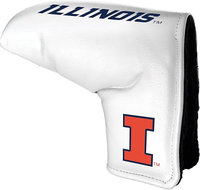 Team Golf NCAA Tour Blade Putter Cover (White), Fits Most Blade Putters, Scotty Cameron, Taylormade, Odyssey, Titleist, Ping, Callaway