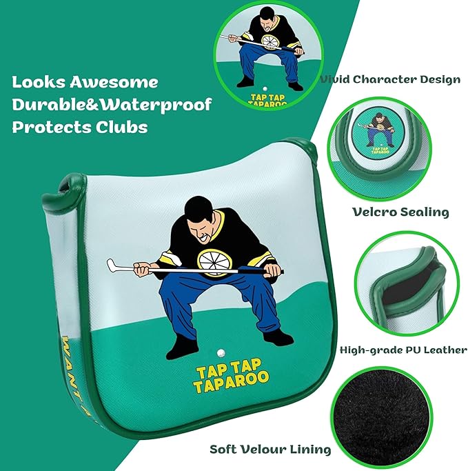 Funny Golf Putter Headcover, Perfect Golf Gift for Men and Women, Golf Accessories for Golfers