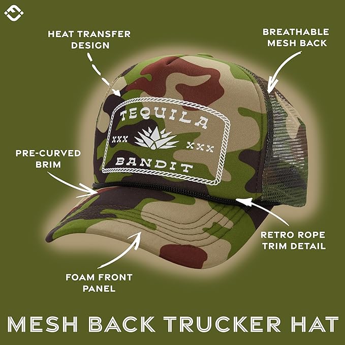 Funky Junque Premium Mesh Snapback Trucker Hat - Stylish Comfort for All - Patriotic, Humor & More