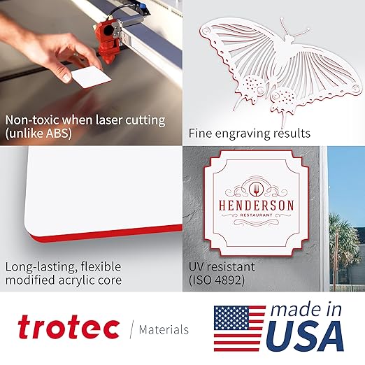 Trotec TroLase | 12"x12"x1/16", Guillotine | Made in USA - Image 3