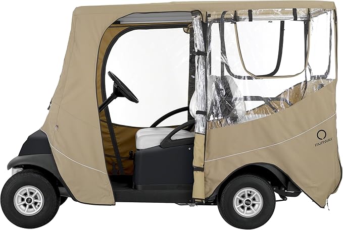 Classic Accessories Fairway Golf Cart Deluxe Enclosure