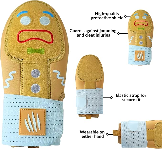 Baseball Sliding Mitt - Youth and Adult Sizes - Drippy Accessory Gingerbread Man, Ice Cream, Miami Color, Left & Right Hands, Hand and Wrist Protection