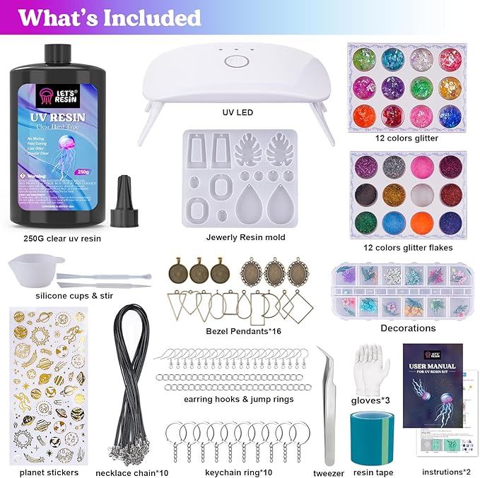 LET'S RESIN Jewelry Making Kit - Image 2