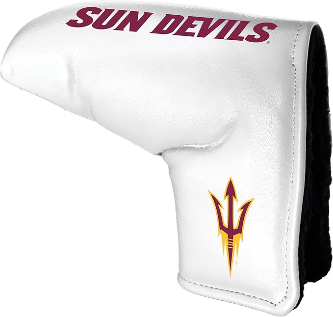 Team Golf NCAA Tour Blade Putter Cover (White), Fits Most Blade Putters, Scotty Cameron, Taylormade, Odyssey, Titleist, Ping, Callaway