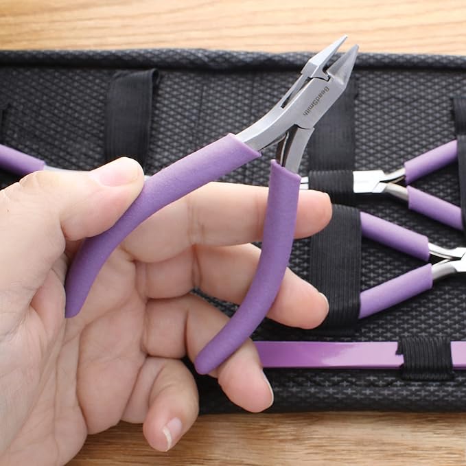 The Beadsmith Fashion Color Pliers – Set of 8 Slimline Color-Coordinated Tools - Image 2