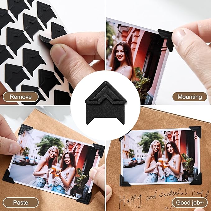 360 Pcs Photo Corners Self Adhesive, Scrapbooking Photo Mounting Corners - Image 7