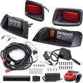 LED Upgrade Golf Cart LED Light Compatible with EZGO TXT 1996-2013 Gas & Electric Carts 12V Street Legal Lights Kit with LED Head Light Tail Lights Turn Signals Brake Lights