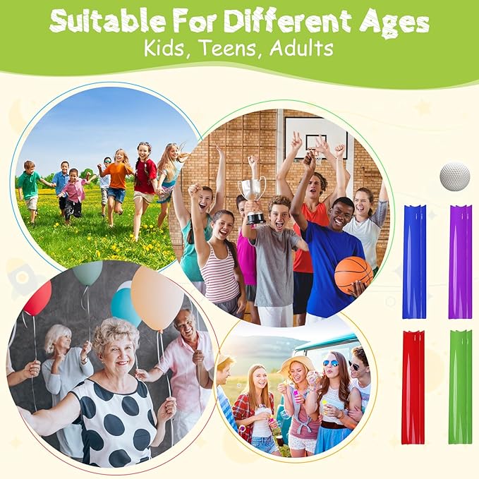 KINDEN Team Building Exercise Activities Pipeline Kit Group Games, Half Pipes - Image 3