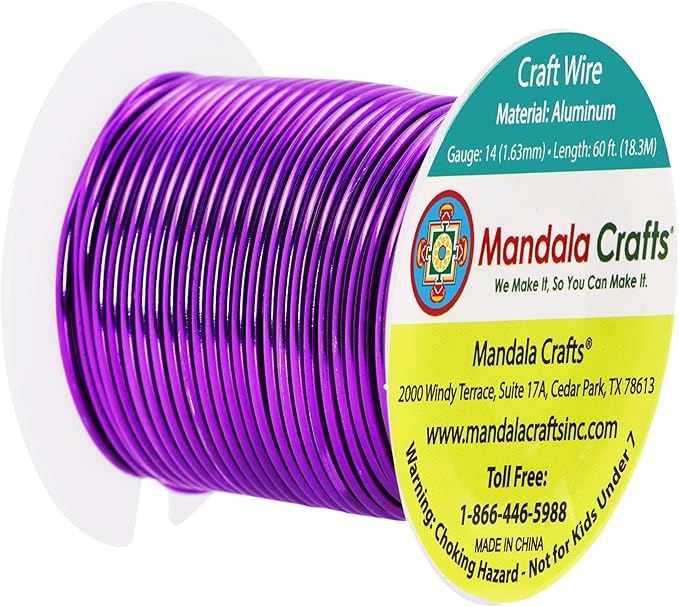 Mandala Crafts 14 Gauge Anodized Aluminum Craft Wire - Image 2
