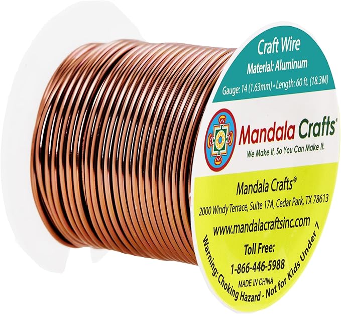 Mandala Crafts 14 Gauge Anodized Aluminum Craft Wire - Image 2
