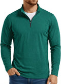 Boladeci Men's Quarter Zip Pullover Premium Fleece Lined Heather Long Sleeve Golf Shirts Midweight 1/4 Half Zip Sweatshirts