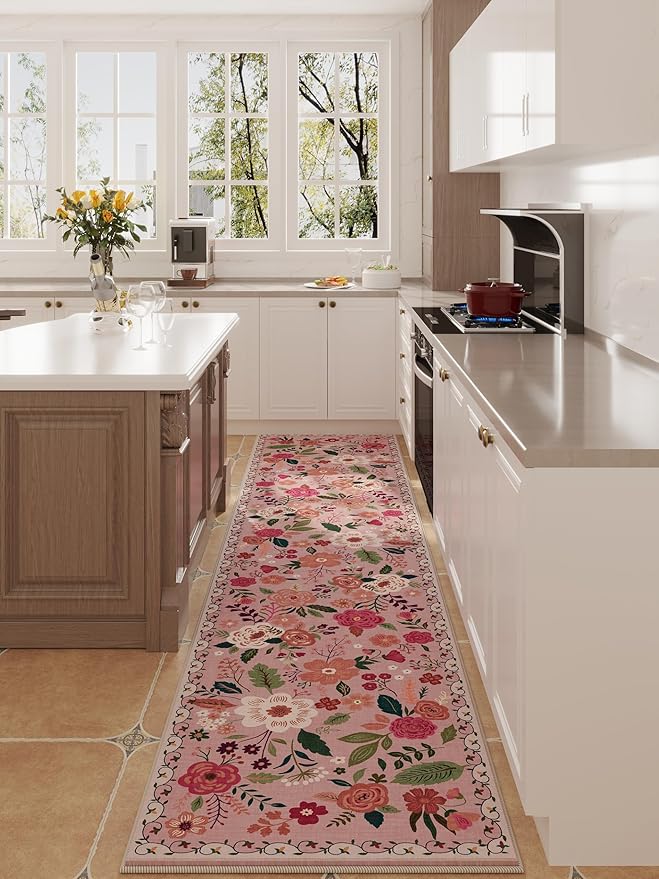 Rugcomf Runners for Hallways Kitchen Runner Rug Non Slip 2'x 10' Long Washable - Image 5