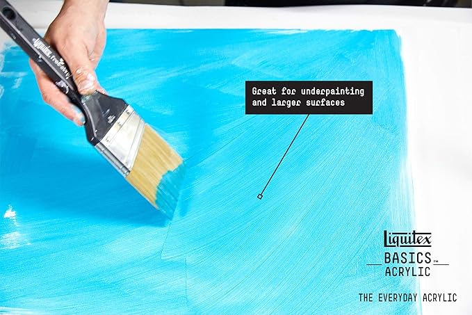 Liquitex BASICS Acrylic Paint, 118ml Tube, Permanent Green Deep - Image 5