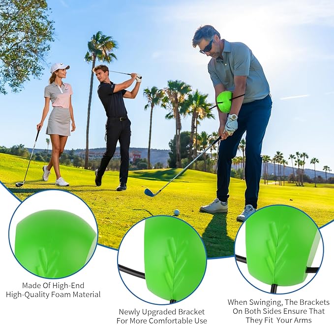 The Connector Swing Golf Training Aids,Golf Swing Trainers for Posture Correction Practice,Paired with Golf Arm Band Training Aids,Effectively Adjust the Coordination Between Arms and Body