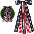 Large Patriotic Star Ribbon Bow by Unknown