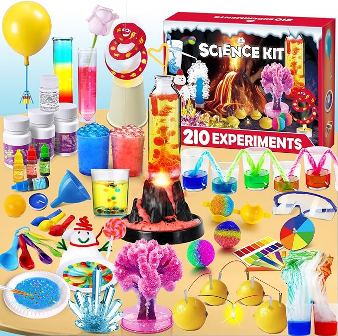 UNGLINGA 210 Experiments Science Kit by UNGLINGA