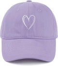 American Trends Womens Baseball Caps Cute Heart Dad Hat, Adjustable Cotton Unisex Cap for Workout, Golf & Everyday Wear