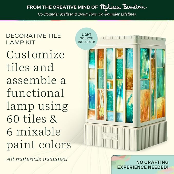Lifelines FlowCrafts, Decorative Tile Lamp - Image 2
