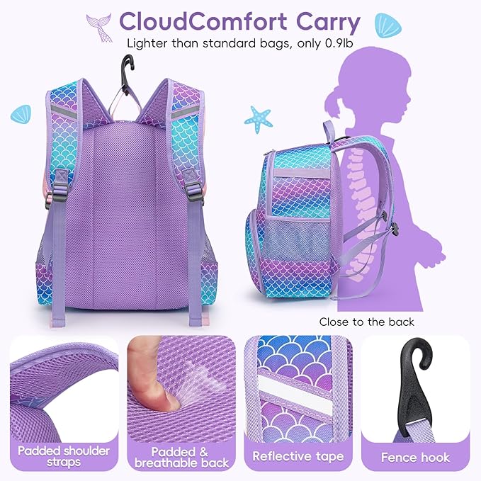 KAVIGOR Youth Tball Baseball Backpack, Lightweight Softball Bag with Shoes Compartment & Name Tag, Reinforced Zippers & Seams