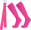 Baseball Socks and Belt Combo for Youth Adult - Softball Socks and Belt for Boys and Girls
