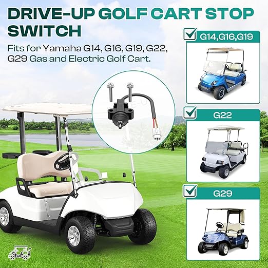 DRIVE UP Golf Cart Stop Switch Fits for Yamaha G14, G16, G19, G22 G29 Gas and Electric Golf Carts, Golf Cart Accelerator Micro Stop Switch for Yamaha JF7-82817-20