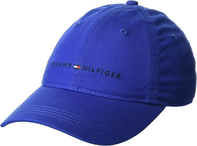 Tommy Hilfiger Men's Cotton Logo Adjustable Baseball Cap