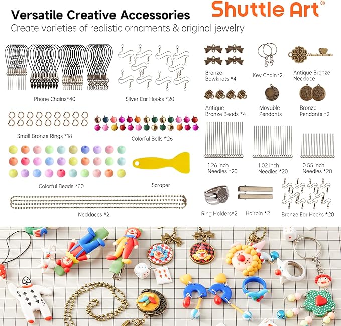 Shuttle Art 112 Colors Polymer Clay Kit - Image 4