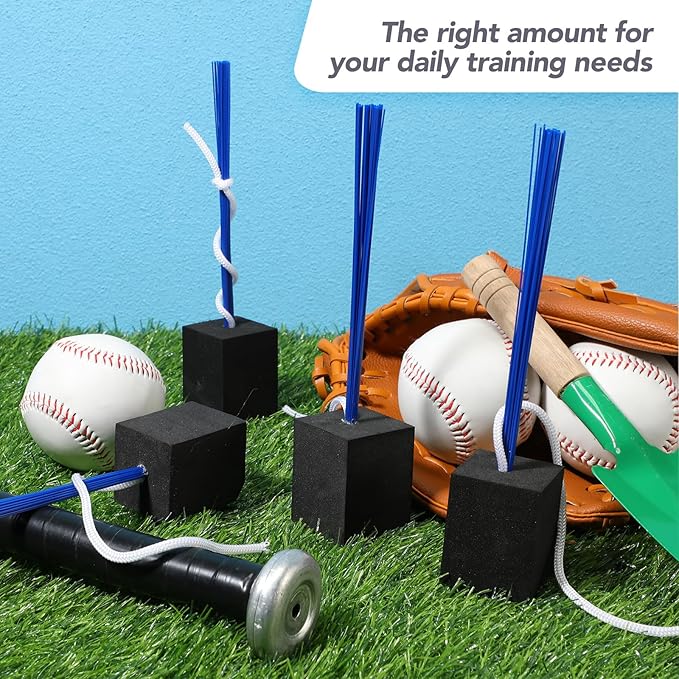 Shappy 24 Pieces Base Plugs with Tassels Heavy Duty Rubber Baseball Anchor Plug for Baseball Field Drill Softball Accessories