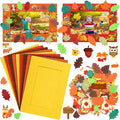 Ferraycle 232 Pcs Fall DIY Picture Frames Craft Kit Thanksgiving Felt Photo by Ferraycle