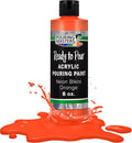 Pouring Masters Neon Bikini Orange Ready to Pour Acrylic Pouring Paint by USArtSupply