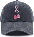 Breast Cancer Awareness Accessories for Women, Pink Ribbon Hat, Funny Chemo Baseball Cap, Mothers Day Christmas Birthday Gifts for Mom Mama Grandma