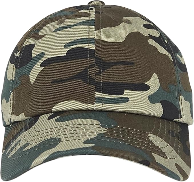 Classic Dad Hat Cotton, Low-Profile Plain Baseball Cap, Adjustable, Breathable and Packable