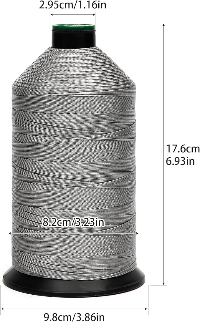 Extra Strong Bonded Nylon Thread #138 Tex135 – 16 OZ, Versatile Stitching - Image 2