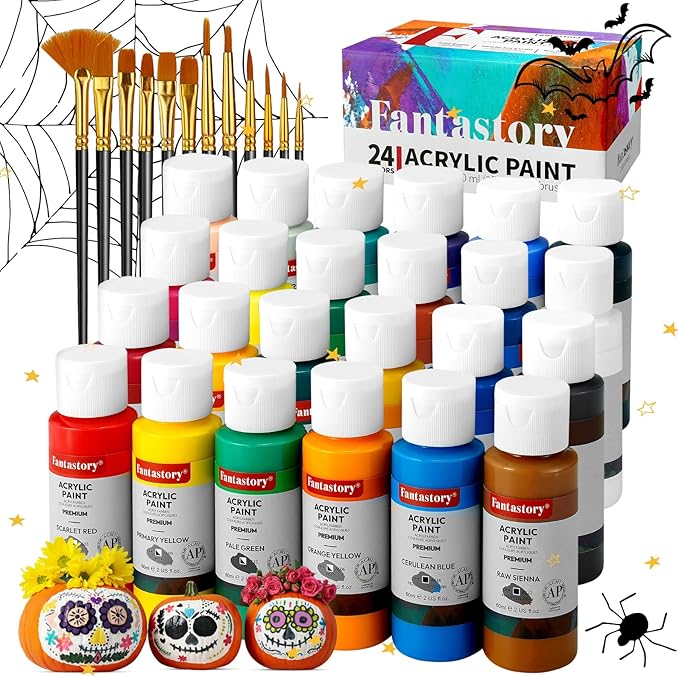 Fantastory Acrylic Paint Set, 24 x 60 ml by Fantastory
