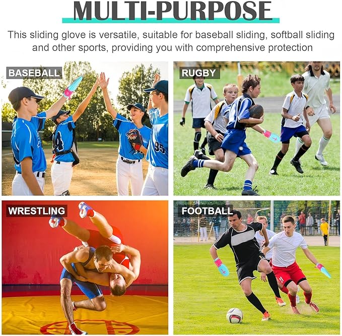 Geyoga Christian Sliding Mitt Cross Baseball Softball Religious Glove Sliding Mitt Baseball Guard Accessories and Protective Gear Left/Right Hands - Hand and Wrist Protection