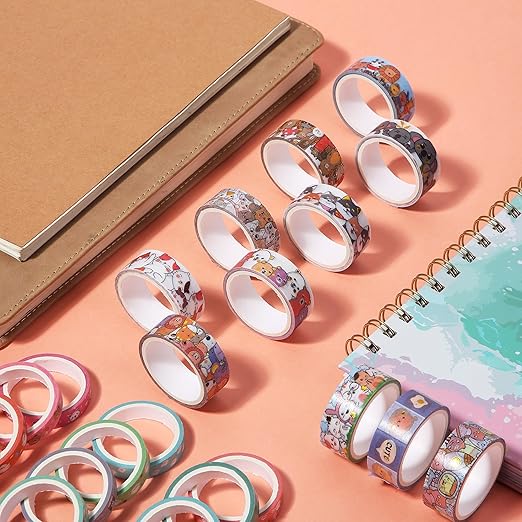 Mr. Pen- Cute Washi Tape for Journaling, 24 Rolls, 3 Meter/Roll, Decorative - Image 8