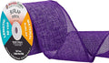 Mandala Crafts Purple Burlap Ribbon 3 Inches Wide Jute Ribbons by MandalaCrafts