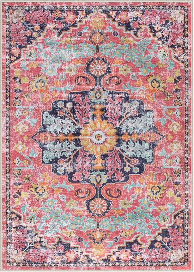 Lahome 5x7 Boho Living Room Rug Colorful Bedroom Rug, Large Bohemian Nursery - Image 10