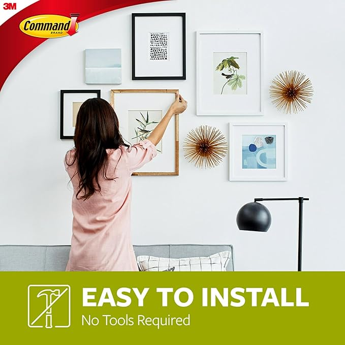 Command 5 lb Universal Picture Hanger, 1 Frame Hanger, 2 Command Strips and 2 - Image 5