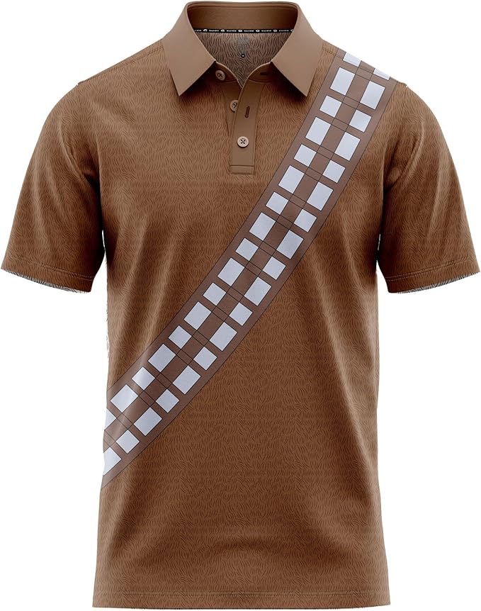 Funny Parody Golf Polo Shirt – Fun Movie Performance Quick Dry UPF Sun Protection Moisture Wicking Casual Wear Shocker Golf