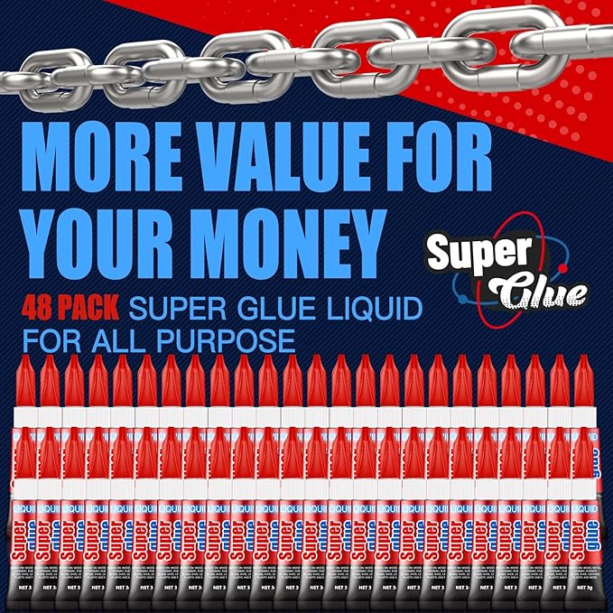 3 Gram Single Use Super Glue Liquid, Super Fast, Thin & Strong Adhesive - Image 7